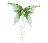 Mujer disfraz de hadas - Diseño de brillo, correas elásticas | 70x48cm Women Fairy Tale Wings, alas de vestir de color transparente para looks de festival, atuendo de fantasía para sesión de fotos tem