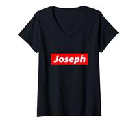Mujer Disfraz de Moda Urbana de los 90 de Joseph Name para Joe Camiseta Cuello V