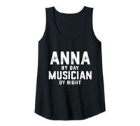 Mujer Disfraz de músico de Anna Gen Z Canción de música milenaria Anna Meme Camiseta sin Mangas