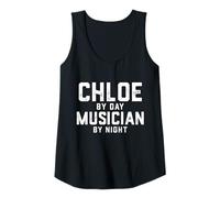 Mujer Disfraz de músico de Chloe Gen Z Millennial Music Chloe Song Camiseta sin Mangas