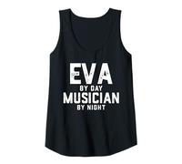 Mujer Disfraz de músico de Eva Gen Z Música Millennial Canción de Eva Camiseta sin Mangas