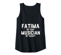 Mujer Disfraz de músico de Fátima Gen Z Millennial Music Canción de Fátima Camiseta sin Mangas
