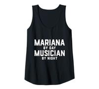 Mujer Disfraz de músico de Mariana Gen Z Millennial Music Canción de Mariana Camiseta sin Mangas