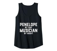 Mujer Disfraz de músico de Penélope Gen Z Millennial Penélope Canción Camiseta sin Mangas