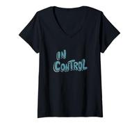 Mujer Disfraz de Pretty In Control Camiseta Cuello V