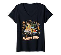 Mujer Disney A Goofy Movie Family Trip Matching Family Vacation Camiseta Cuello V