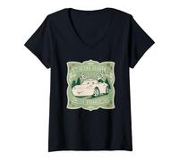 Mujer Disney and Pixar's Cars Christmas 'Tis The Season to Sparkle Camiseta Cuello V
