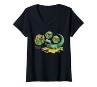 Mujer Disney and Pixar's Hoppers Tom The Lizard Lizard Lizard Camiseta Cuello V