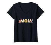 Mujer Disney and Pixar's Ratatouille Mom Mother's Day Family Trip Camiseta Cuello V