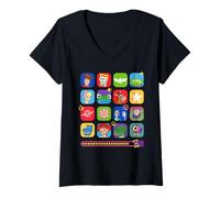 Mujer Disney and Pixar's Toy Story 5 Character Portrait Grid Camiseta Cuello V