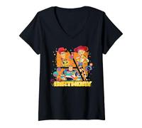 Mujer Disney and Pixar's Toy Story It's My Birthday Party Heroes Camiseta Cuello V