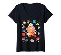 Mujer Disney and Pixar's Toy Story Mrs. Potato Head Costume Camiseta Cuello V