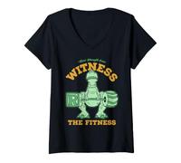 Mujer Disney and Pixar's Toy Story Rex Witness The Fitness Gym Camiseta Cuello V