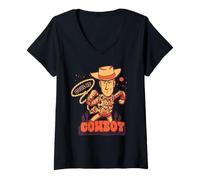 Mujer Disney and Pixar's Toy Story Sheriff Woody "Cool it, Cowboy" Camiseta Cuello V