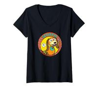 Mujer Disney and Pixar's Toy Story Slinky Dog Scorpio Zodiac Camiseta Cuello V