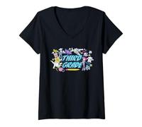Mujer Disney and Pixar's Toy Story Third Grade Back to School Camiseta Cuello V