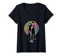 Mujer Disney Camp Rock Mitchie Torres and Shane Grey Camiseta Cuello V