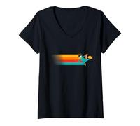 Mujer Disney Channel Phineas and Ferb Perry The Platypus Camiseta Cuello V
