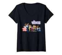 Mujer Disney Channel The Proud Family 25th Anniversary Official Camiseta Cuello V