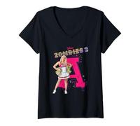 Mujer Disney Channel Zombies 2 Addison Cheer A Camiseta Cuello V