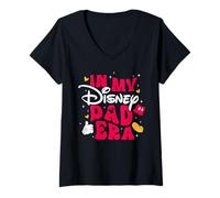 Mujer Disney Dad "In My Disney Dad Era" Father's Day Family Trip Camiseta Cuello V