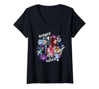 Mujer Disney Descendants: Wicked Wonderland Wonder & Mayhem Camiseta Cuello V