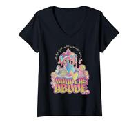Mujer Disney Dumbo 85th Anniversary Wonders Above Groovy Wavy Camiseta Cuello V