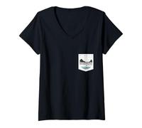 Mujer Disney Frozen Elsa Sé valiente Camiseta Cuello V