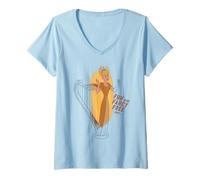 Mujer Disney Ink and Paint Golden Harp Fun and Fancy Free 1947 Camiseta Cuello V