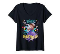Mujer Disney Jr. Sofia the First Abraca-Dazzle It's My Birthday Camiseta Cuello V