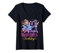 Mujer Disney Jr. Sofia the First My 2nd Wand-erful Birthday Party Camiseta Cuello V