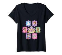 Mujer Disney Jr. Sofia the First: Royal Magic Princess Friends Camiseta Cuello V