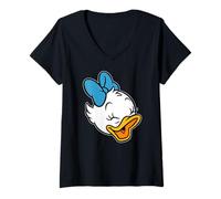 Mujer Disney June Big Face April May & June Duck Trip Matching Camiseta Cuello V