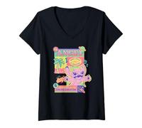 Mujer Disney Lilo & Stitch Angel Songs Smiles Sunshine Since 2004 Camiseta Cuello V