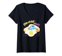 Mujer Disney Lilo & Stitch Have A Egg-Cellent Dreams Chest Logo Camiseta Cuello V