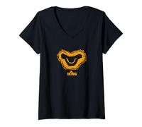 Mujer Disney Lion King Baby Simba Symbol Live Action Camiseta Cuello V