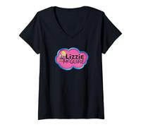 Mujer Disney Lizzie McGuire Animated Lizzie Logo Camiseta Cuello V
