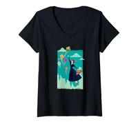 Mujer Disney Mary Poppins Returns Kites in the Sky Camiseta Cuello V