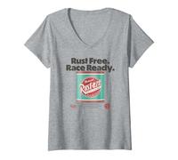 Mujer Disney Pixar Cars 2 Rust Free Race Ready Distressed Add Camiseta Cuello V