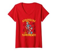 Mujer Disney Pixar Coco Aprovecha Tu Momento Camiseta Cuello V