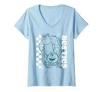 Mujer Disney Pixar Monsters Inc. Besties Mike Wazowski And Sully Camiseta Cuello V
