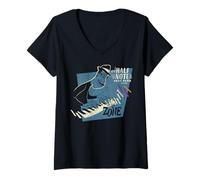 Mujer Disney Pixar Soul Joe Half Note Jazz Club In The Zone Camiseta Cuello V