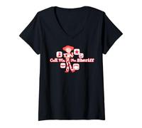 Mujer Disney Pixar Toy Story 5 Call Me The Sheriff Cowgirl Jessie Camiseta Cuello V