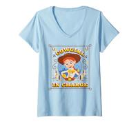 Mujer Disney Pixar Toy Story 5 Cowgirl In Charge Jessie & Lassos Camiseta Cuello V