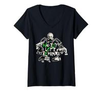 Mujer Disney Pixar Toy Story Sid's Collection No Toy Left Behind Camiseta Cuello V