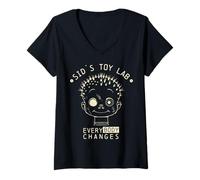 Mujer Disney Pixar Toy Story Sid's Toy Lab Everybody Changes Camiseta Cuello V