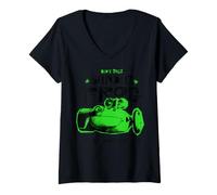 Mujer Disney Pixar Toy Story Sid's Toys Windup Frog Who Will Wind Camiseta Cuello V