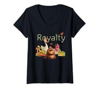 Mujer Disney & Pixar's Hoppers Royalty King George Animal Council Camiseta Cuello V