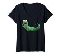 Mujer Disney & Pixar's Hoppers Tom Lizard Big Pose Camiseta Cuello V