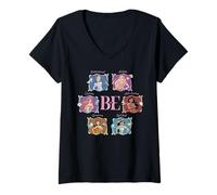 Mujer Disney Princess Be Curious Adventurous Artistic & More Camiseta Cuello V